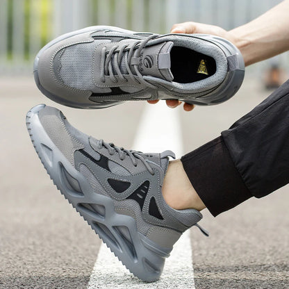 Lightweight Safety Shoes for Work: Comfort & Protection with Steel Toe Cap