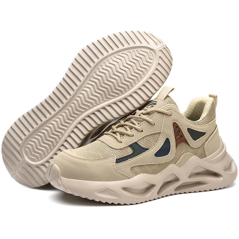 Lightweight Safety Shoes for Work: Comfort & Protection with Steel Toe Cap