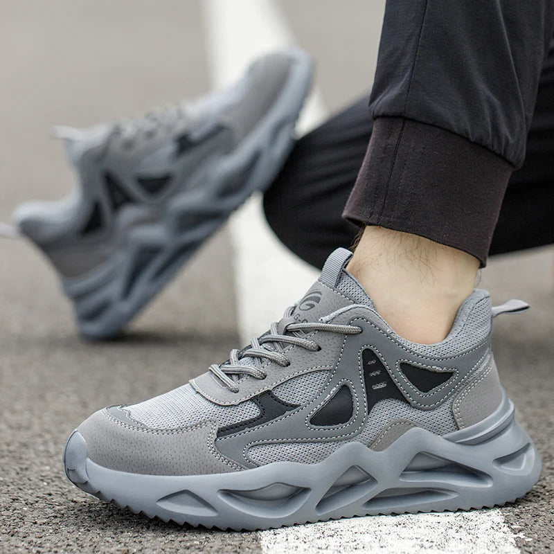 Lightweight Safety Shoes for Work: Comfort & Protection with Steel Toe Cap