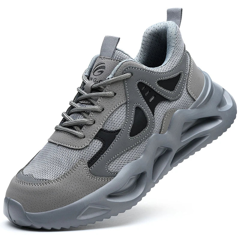 Lightweight Safety Shoes for Work: Comfort & Protection with Steel Toe Cap
